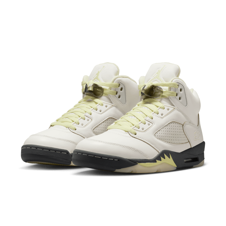 Air Jordan 5 Retro Sail Luminous Green (W) Angle 0