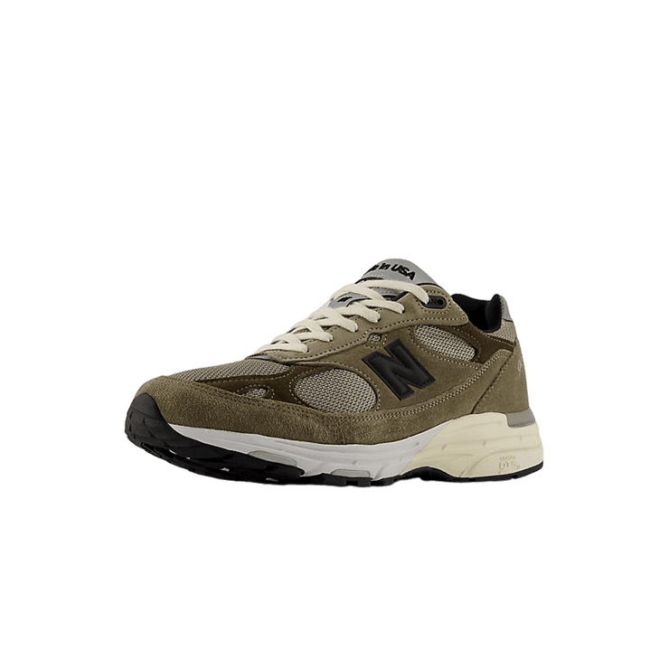 New Balance 993 Made in USA JJJJound Military Urban Grey Angora Angle 6