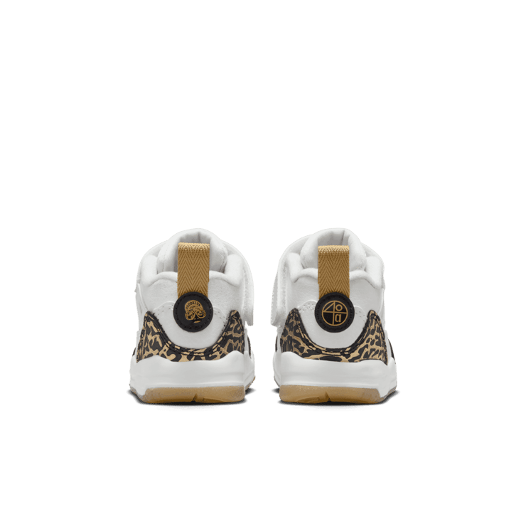 Jordan Spizike Low  'White Black Metallic Gold' (TD) Angle 3