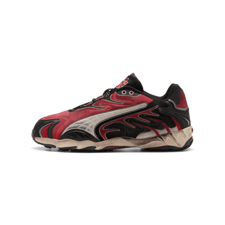 Puma Inhale Distressed A$AP Rocky Red Black Angle 1