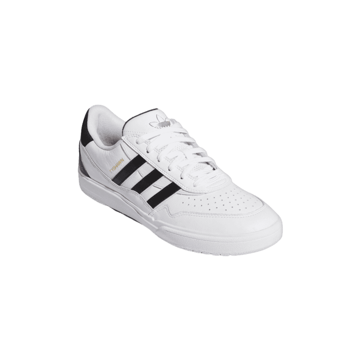 adidas Tyshawn 2 White Black Navy Angle 2