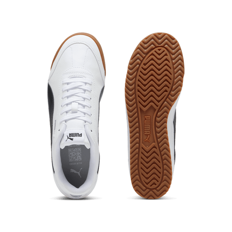 PUMA Turino II Sneakers in White/Black/Cool Light Grey Angle 0