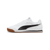 PUMA Turino II Sneakers in White/Black/Cool Light Grey Angle 1