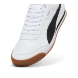PUMA Turino II Sneakers in White/Black/Cool Light Grey Angle 2
