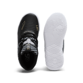 PUMA x LAMELO BALL MB.01 Rare Reserve Stripes Basketball in Black/White/Gold (PS) Angle 0