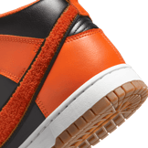 Nike Dunk High Chenille Swoosh Safety Orange Angle 5