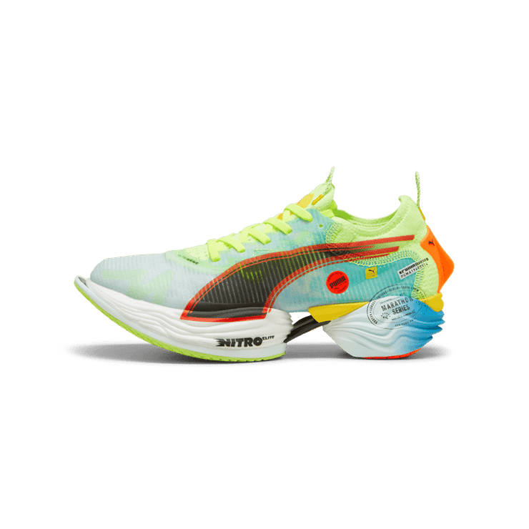 PUMA FAST-R NITRO⢠Elite 2 Marathon Series in Nitro Blue/Fizzy Apple/Speed Blue Angle 1