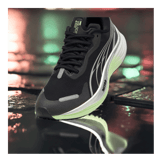 PUMA Velocity NITROâ¢ 3 GTX in Black/Silver/Fizzy Apple Angle 2