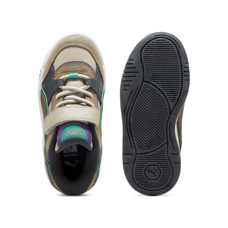 PUMA-180 Martian Sunset Sneakers in Desert Dust/Oak Branch/Olive (GS) Angle 0