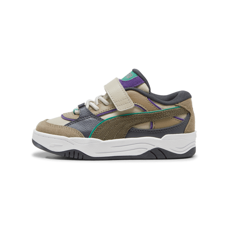 PUMA-180 Martian Sunset Sneakers in Desert Dust/Oak Branch/Olive (GS) Angle 1
