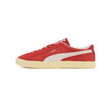 PUMA Suede VTG Neverworn III Sneakers in Warm White/Club Red Angle 1