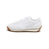 PUMA Easy Rider Leather Sneakers in White/Frosted Ivory Angle 1