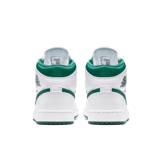 Jordan 1 Mid White Mystic Green Angle 3