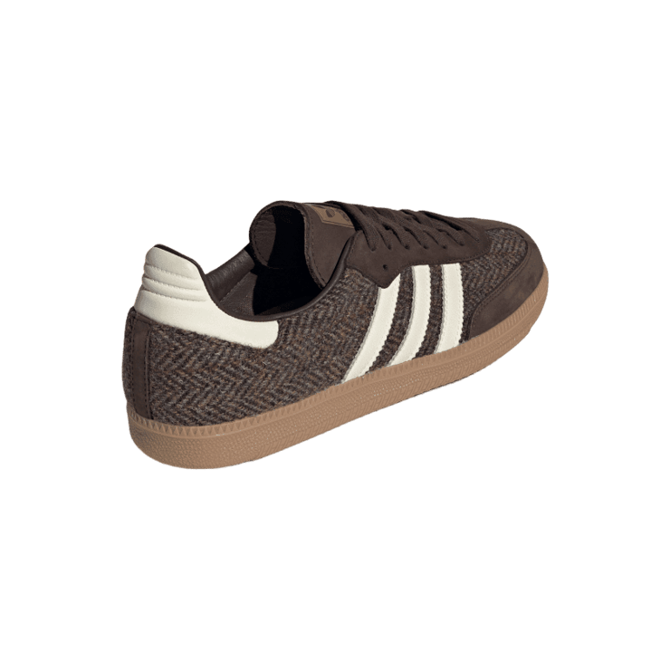 adidas Samba OG Tweed Dark Brown Angle 3