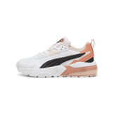 PUMA Vis2k Sneakers in White/Black/Deeva Peach (GS) Angle 1