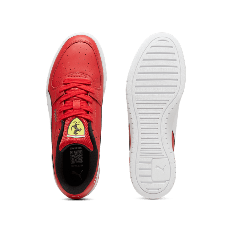 PUMA Scuderia Ferrari CA Pro Sneakers in Frosted Dew/White Angle 0