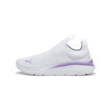 PUMA SOFTRIDE Pro Echo Slip-On in Silver Mist/Lavender Alert/White Angle 1