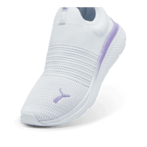 PUMA SOFTRIDE Pro Echo Slip-On in Silver Mist/Lavender Alert/White Angle 2