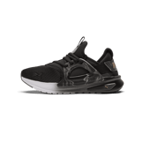 PUMA Softride Enzo Evo Geode Glow Wide Sneakers in Black/Gold Angle 1