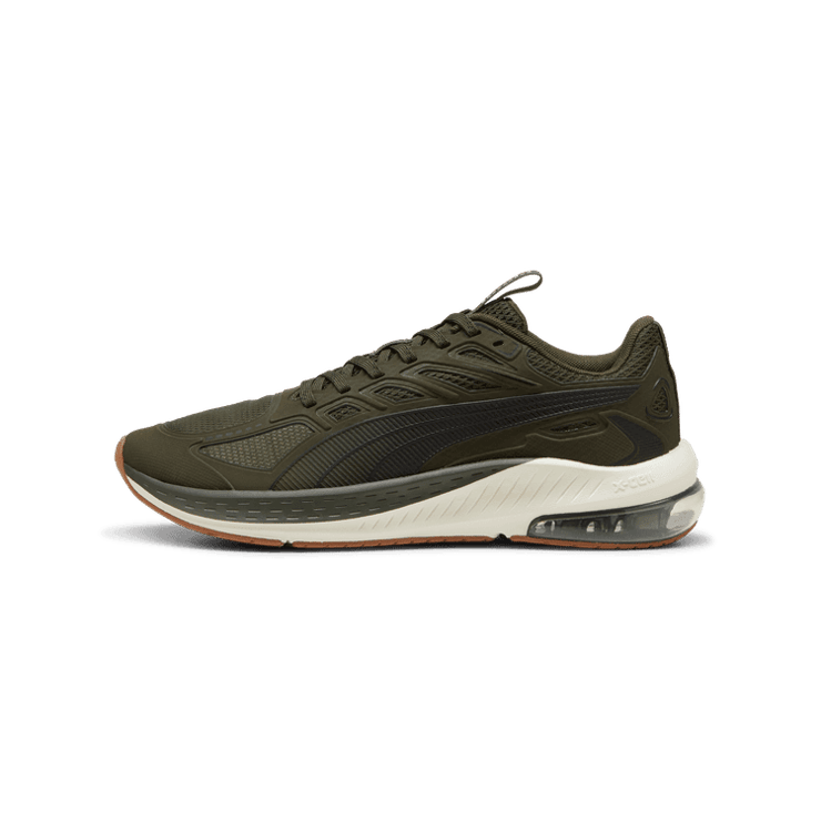 PUMA X-Cell Lightspeed in Dark Olive/Black Angle 1