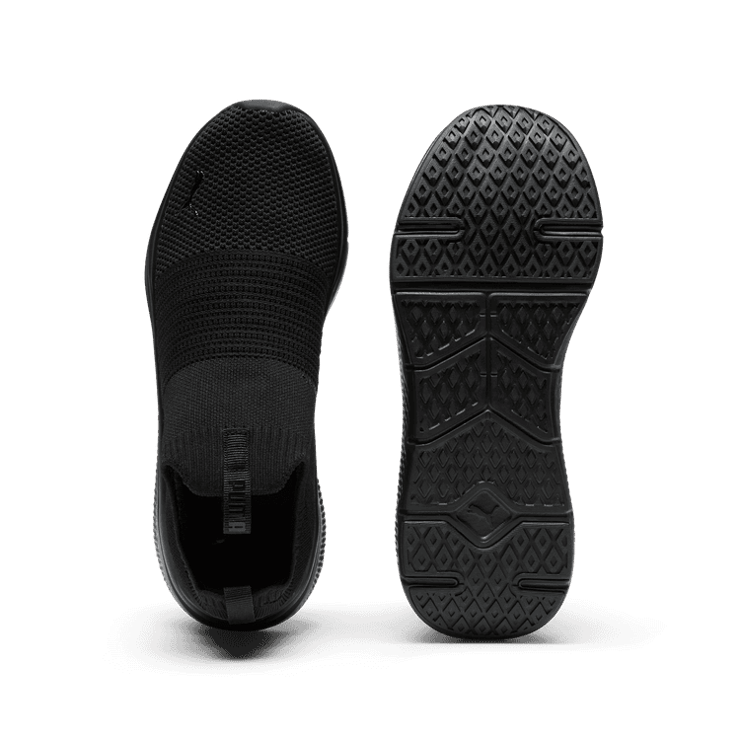 Puma Softride Pro Echo Slip-On 'Triple Black' (W) Angle 0