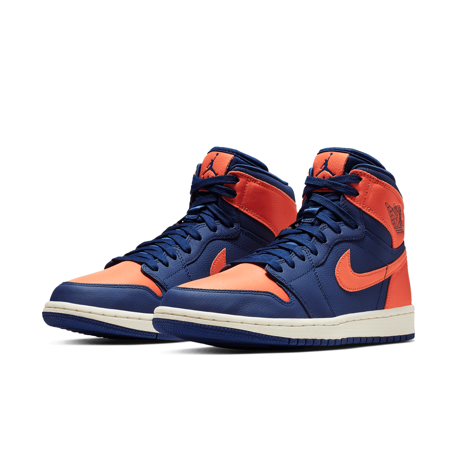 blue and orange air jordan 1