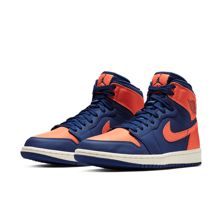 Jordan 1 Retro High Blue Void Turf Orange (W) Angle 2