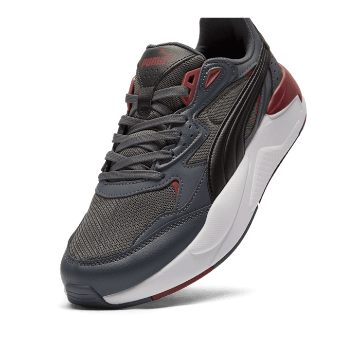 PUMA X-Ray Speed Wide Sneakers in Galactic Grey/Black/Cool Dark Grey Angle 2