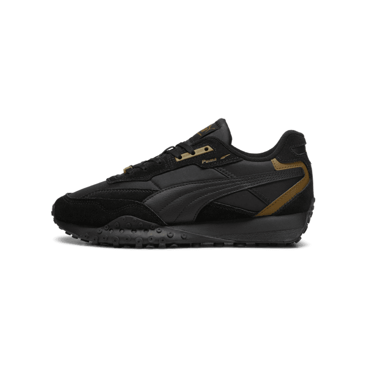 PUMA Blktop Rider Sneakers in Black/Wild Willow Angle 1