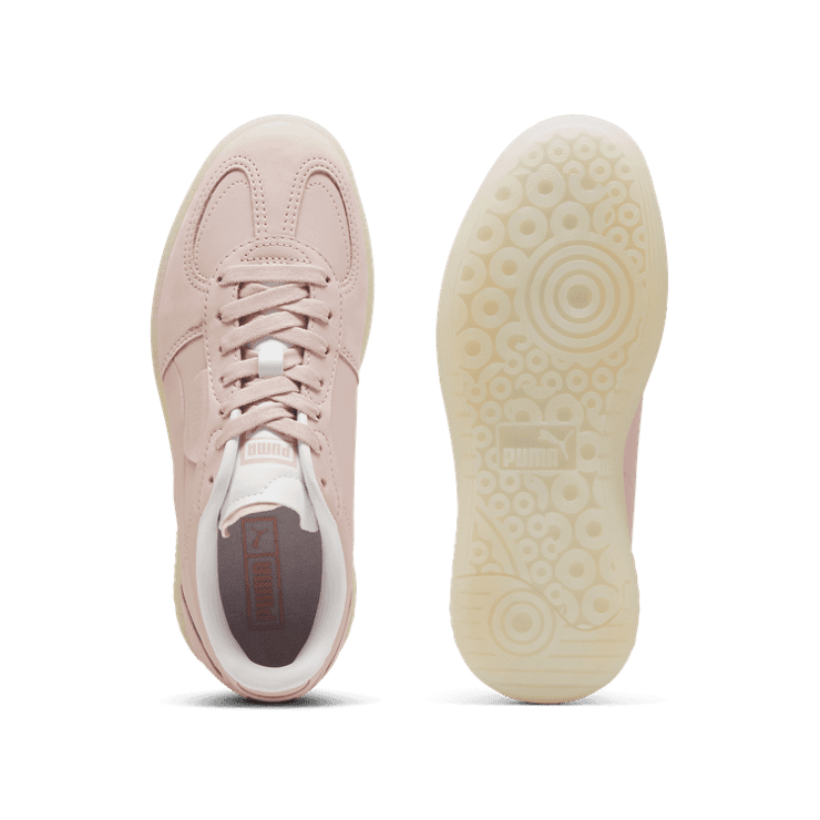 PUMA Palermo Moda Elevated Sneakers in Mauve Mist/Warm White Angle 0