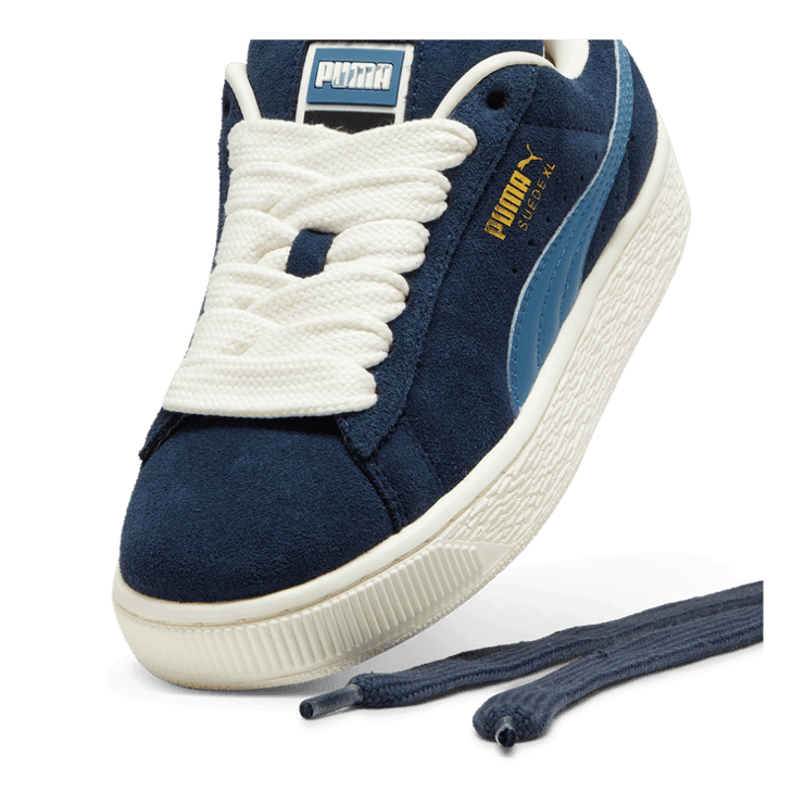 PUMA Suede XL Sneakers in Dark Blue (GS) Angle 2