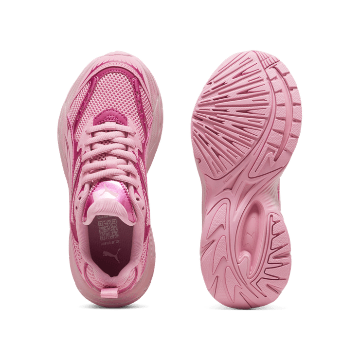 PUMA Morphic Mystery Garden Sneakers in Mauved Out/Magenta Gleam (GS) Angle 0
