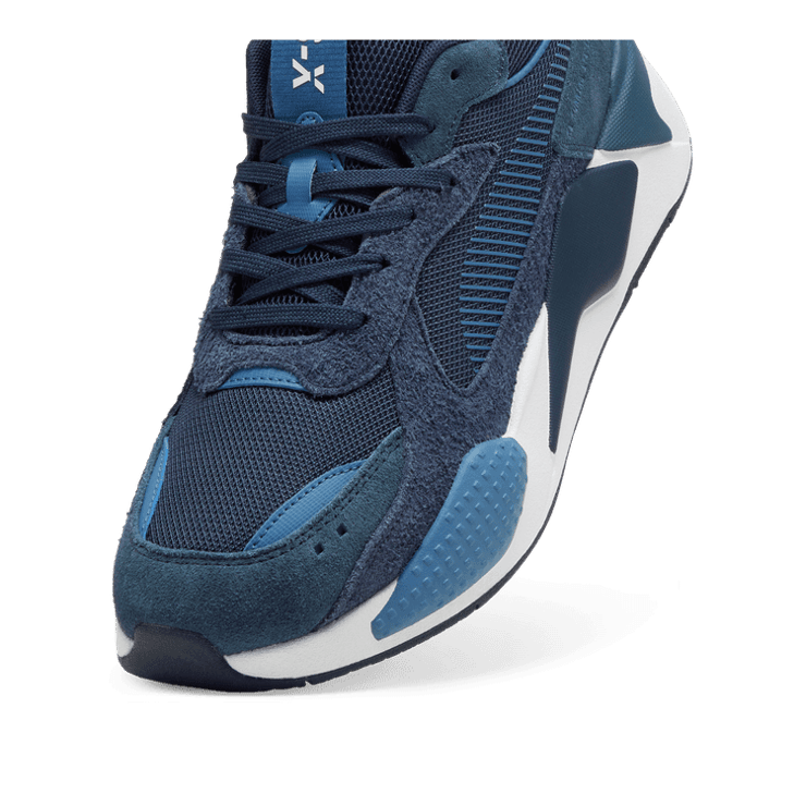 PUMA RS-X Heritage Sneakers in Dark Blue Angle 2