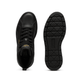 PUMA Karmen II Mid Sneakers in Black/Gold Angle 0