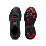 PUMA Spirex Ultra Mentality Sneakers in Shadow Grey/Black/Red Angle 0