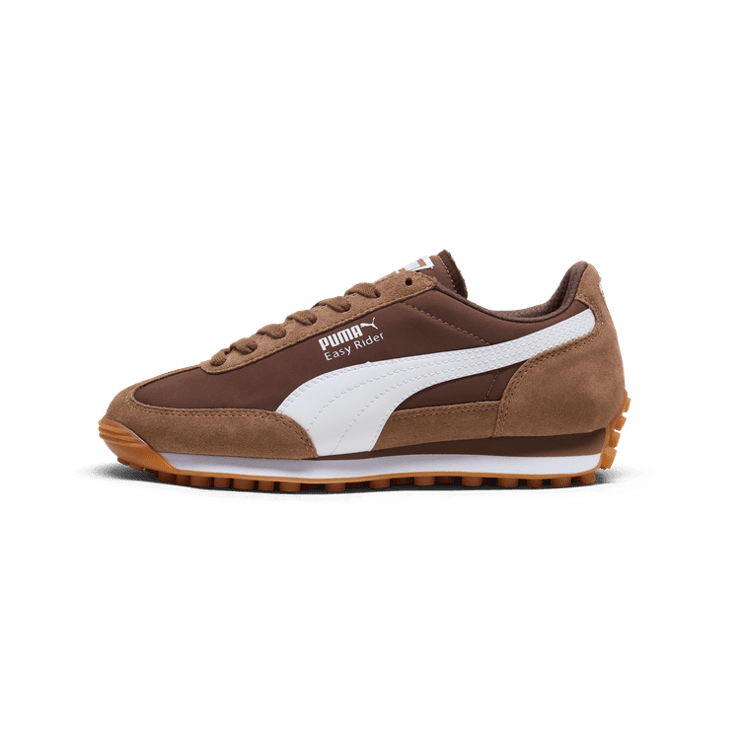 PUMA Easy Rider SN Sneakers in Haute Coffee/White/Espresso Brown Angle 1