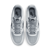 Nike Air Force 1 Low Cut-Out White Grey Black Swoosh Angle 1