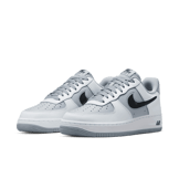 Nike Air Force 1 Low Cut-Out White Grey Black Swoosh Angle 2