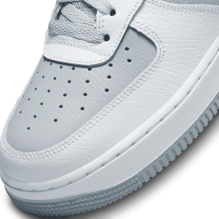 Nike Air Force 1 Low Cut-Out White Grey Black Swoosh Angle 4
