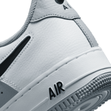 Nike Air Force 1 Low Cut-Out White Grey Black Swoosh Angle 5