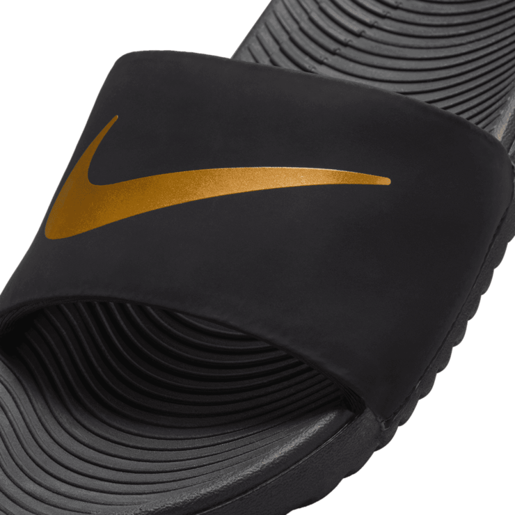 Nike Kawa Slide 'Black Gold' (GS) Angle 3