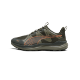 PUMA Reflect Lite Trail PTX in Dark Olive/Olive/Maple Syrup Angle 1