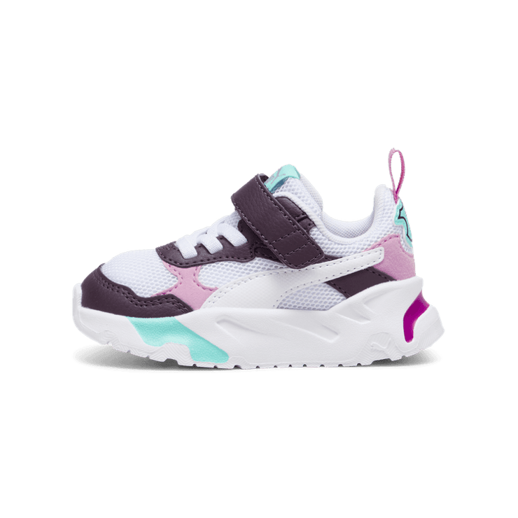 PUMA Trinity s' Sneakers in Midnight Plum/White/Mint (TD) Angle 1