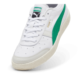PUMA Seoul Leather Sneakers in White/Archive Green - 398410-04