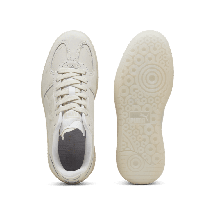 PUMA Palermo Moda Elevated Sneakers in Vapor Grey/Warm White Angle 0
