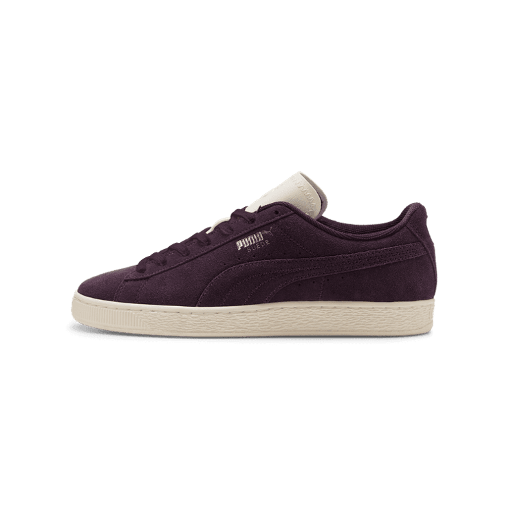 PUMA Suede Premium Sneakers in Midnight Plum/Frosted Ivory Angle 1