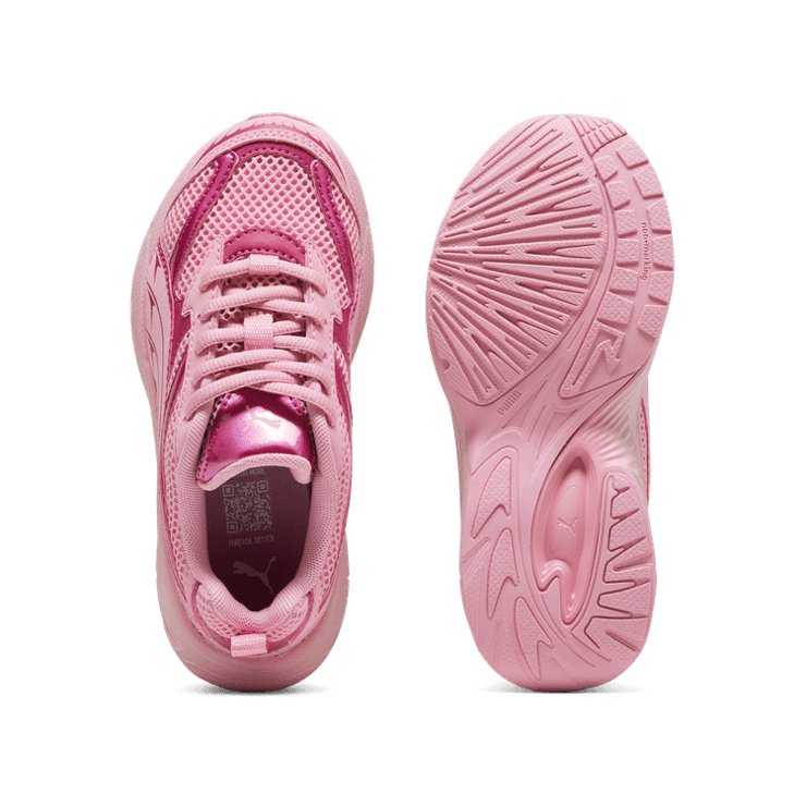PUMA Morphic Mystery Garden Sneakers in Mauved Out/Magenta Gleam (PS) (GS) Angle 0