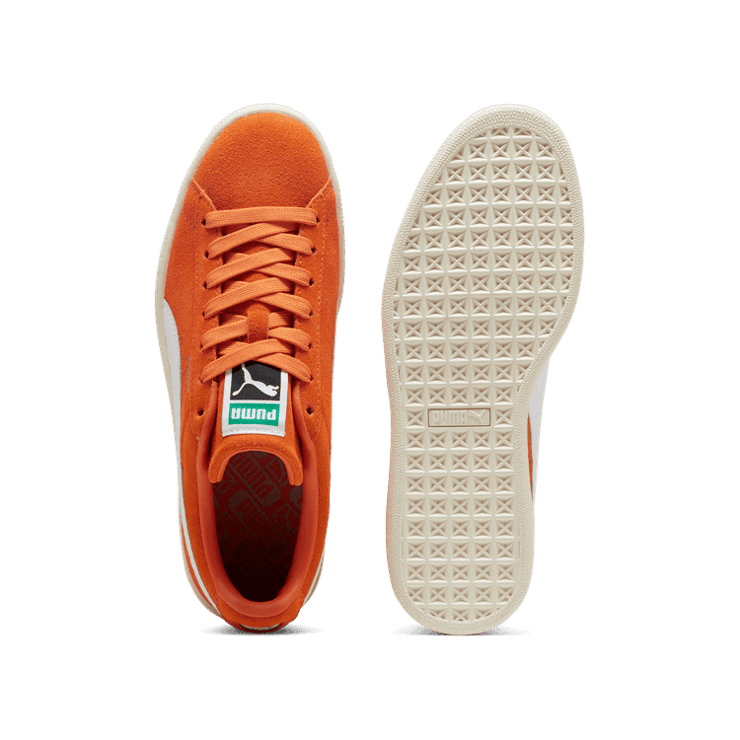 PUMA Suede Classic Sneakers in Maple Syrup/Frosted Ivory Angle 0