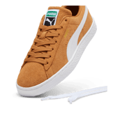 PUMA Suede Classic Sneakers in Caramel Latte/White Angle 2