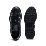 PUMA Mayze Dark Floral Sneakers in Black/Silver/Smokey Grey Angle 0
